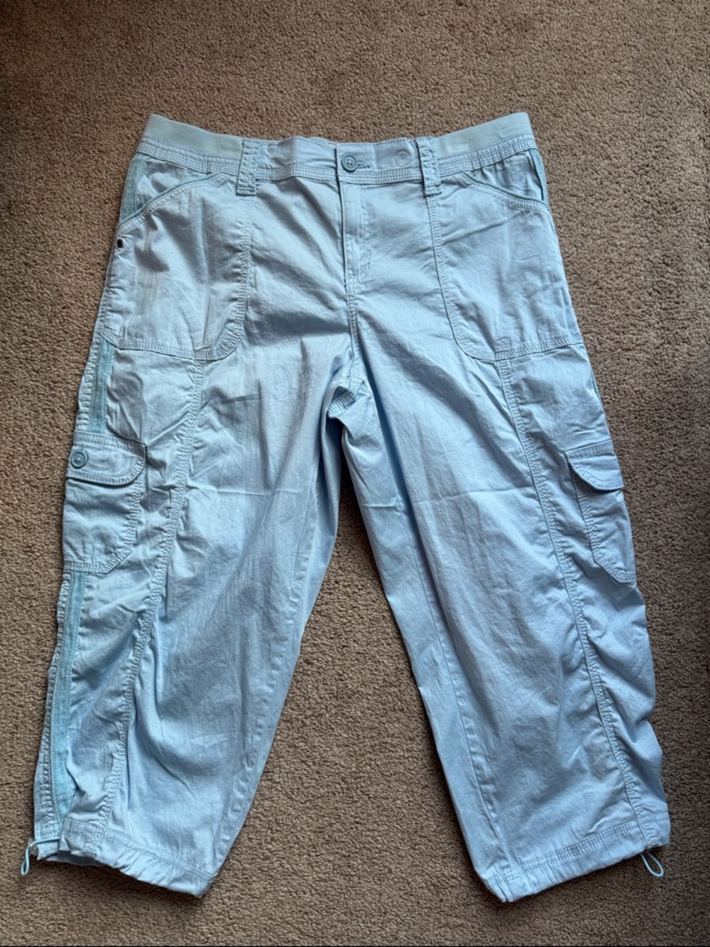 Style & Co. Light Blue Women  Cargo Capris